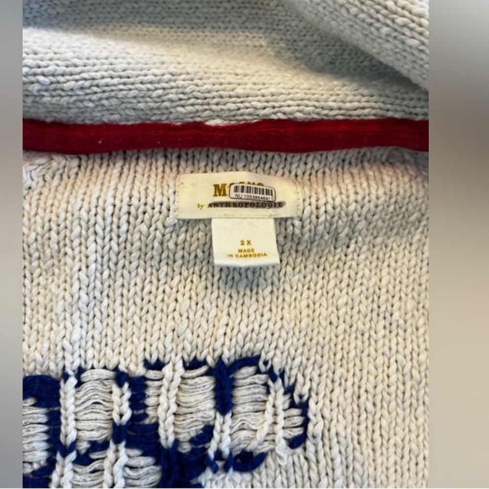 Anthropologie Maeve Lobster Cardigan - Picture 7 of 8